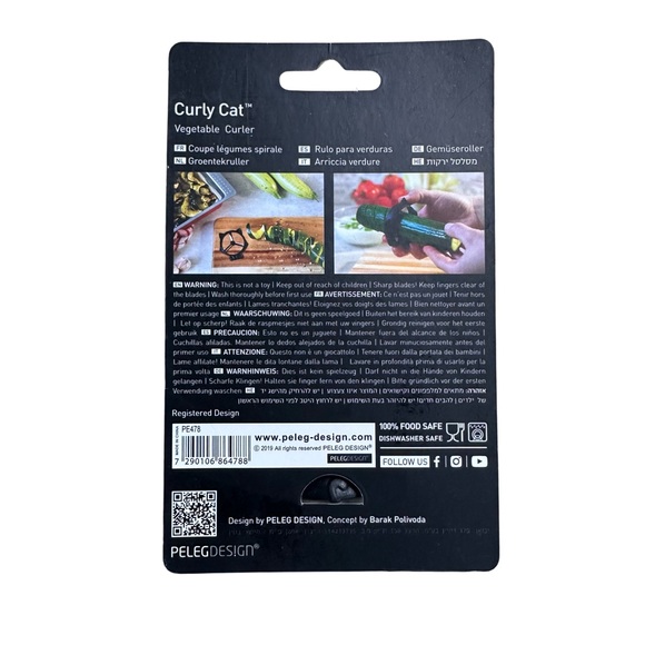 PELEG DESIGN Curly Cat Vegetable Curler - Picture 4 of 4